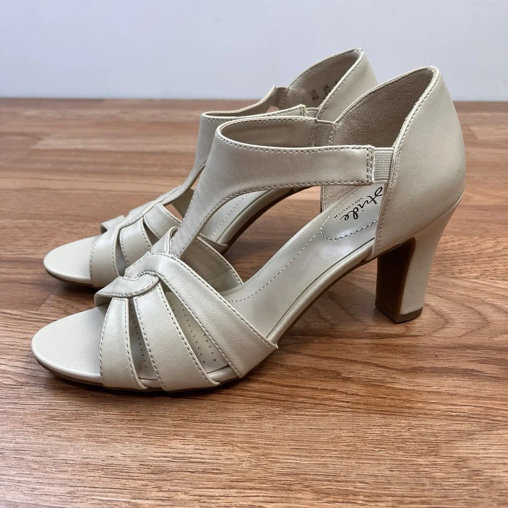 LifeStride Caramel Women's High Heels in‎ Almond Size 8 NEW